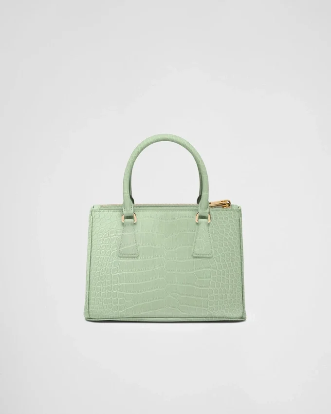 Prada Galleria liten väska i krokodilläder Prada Galleria liten väska i krokodilläder