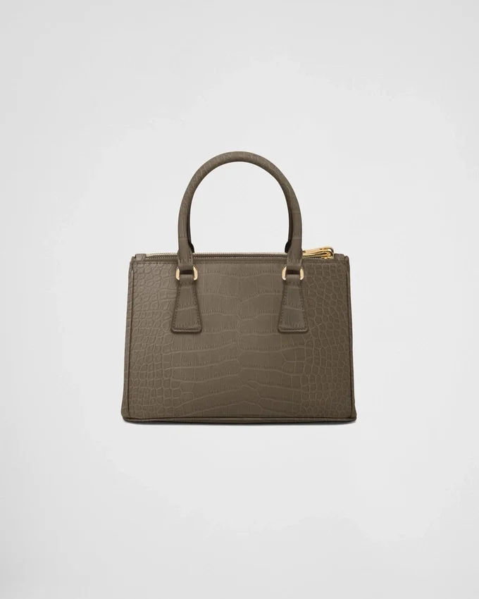 Prada Galleria liten väska i krokodilläder Prada Galleria liten väska i krokodilläder