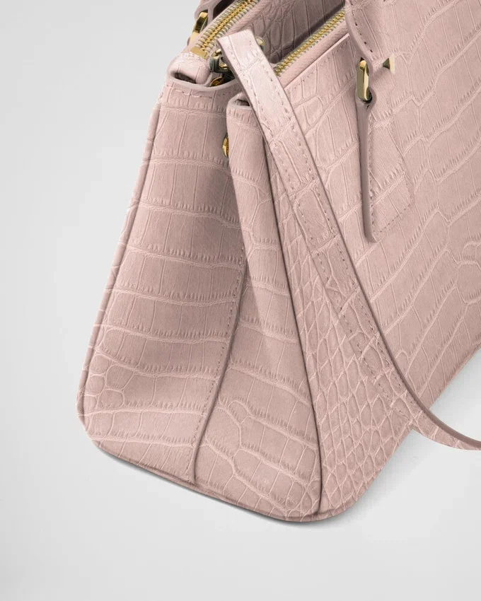 Prada Galleria liten väska i krokodilläder Prada Galleria liten väska i krokodilläder