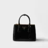 Prada Galleria liten väska i lackat Saffiano-läder Prada Galleria liten väska i lackat Saffiano-läder