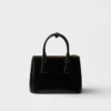 Prada Galleria liten väska i lackat Saffiano-läder Prada Galleria liten väska i lackat Saffiano-läder