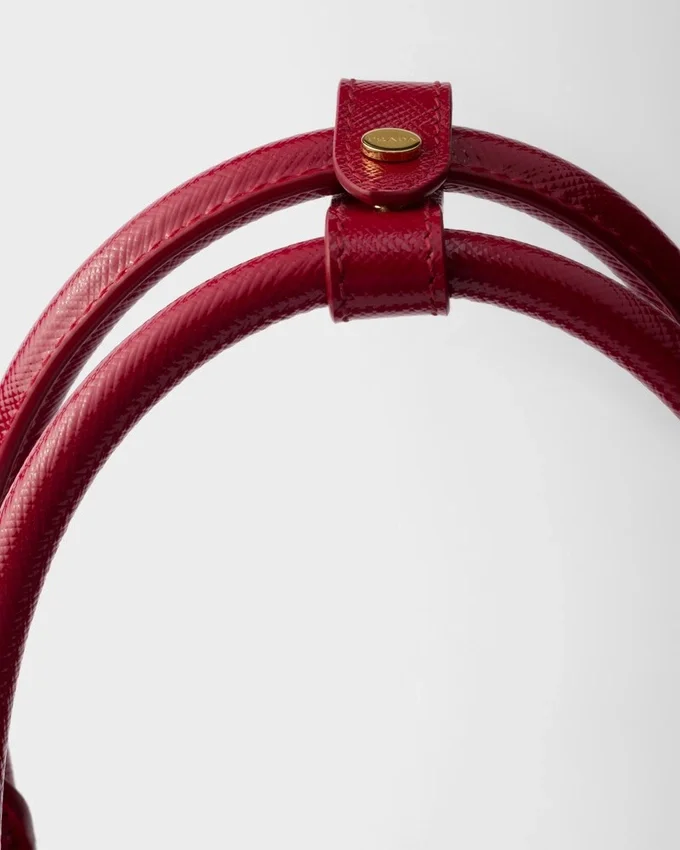 Prada Galleria liten väska i lackat Saffiano-läder Prada Galleria liten väska i lackat Saffiano-läder