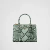Prada Galleria liten väska i pytonskinn Prada Galleria liten väska i pytonskinn