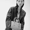 Prada Galleria liten väska i strutsläder Prada Galleria liten väska i strutsläder