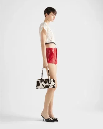 Prada Galleria Medium väska i tryckt läder Prada Galleria Medium väska i tryckt läder