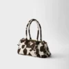 Prada Galleria Medium väska i tryckt läder Prada Galleria Medium väska i tryckt läder