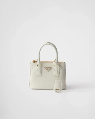 Prada Galleria Mini Patent Saffiano-väska