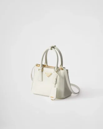 Prada Galleria Mini Patent Saffiano-väska
