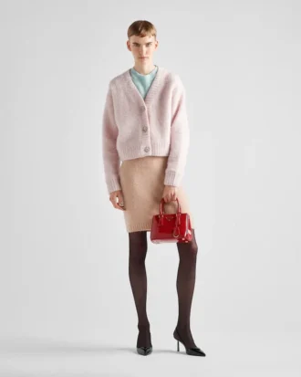 Prada Galleria Mini-väska i lackläder