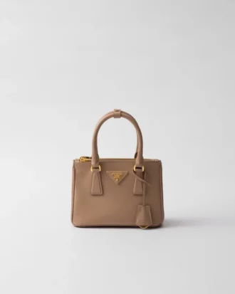 Prada Galleria Mini-väska i Saffiano-läder