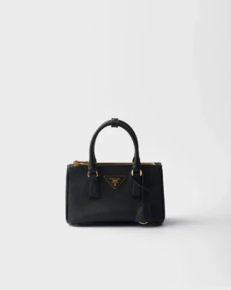 Prada Galleria Mini-väska i Saffiano-läder