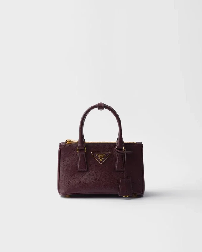 Prada Galleria Mini-väska i Saffiano-läder Prada Galleria Mini-väska i Saffiano-läder