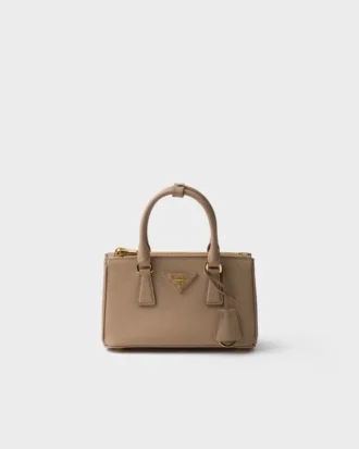 Prada Galleria Mini-väska i Saffiano-läder