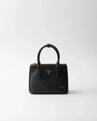 Prada Galleria Mini-väska i Saffiano-läder