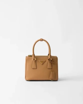Prada Galleria Mini-väska i Saffiano-läder