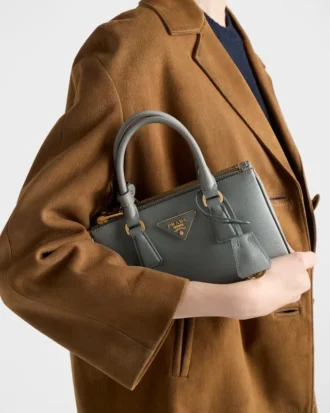 Prada Galleria Mini-väska i Saffiano-läder