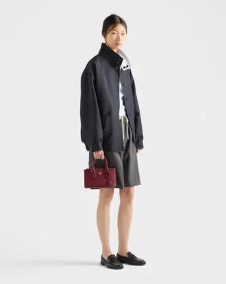 Prada Galleria Mini-väska i Saffiano-läder