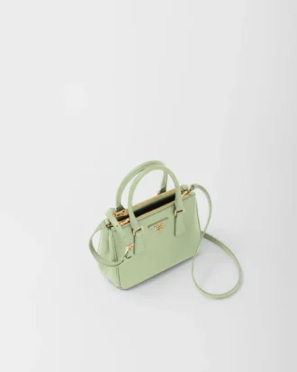 Prada Galleria Mini-väska i Saffiano-läder