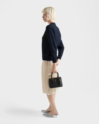 Prada Galleria Mini-väska i Saffiano-läder