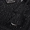 Prada Galleria Mini-väska i satin med kristaller Prada Galleria Mini-väska i satin med kristaller