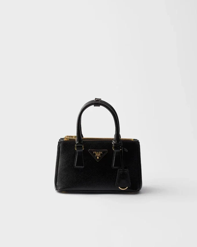 Prada Galleria miniväska i lackat Saffiano-läder Prada Galleria miniväska i lackat Saffiano-läder