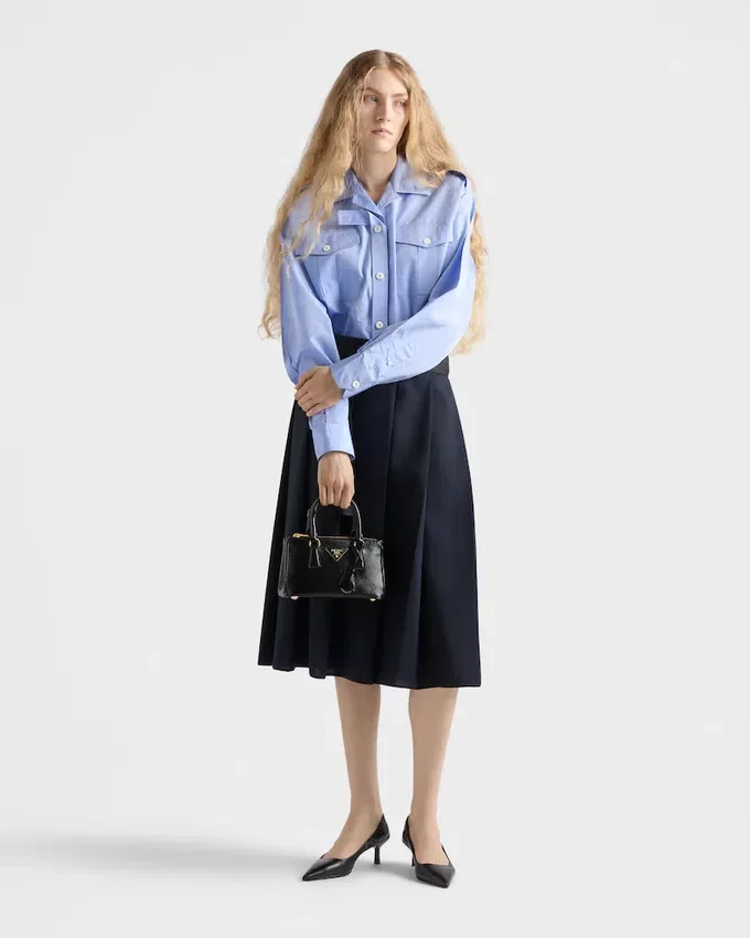 Prada Galleria miniväska i lackat Saffiano-läder Prada Galleria miniväska i lackat Saffiano-läder