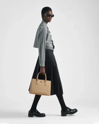 Prada Galleria stor väska i Saffiano-läder