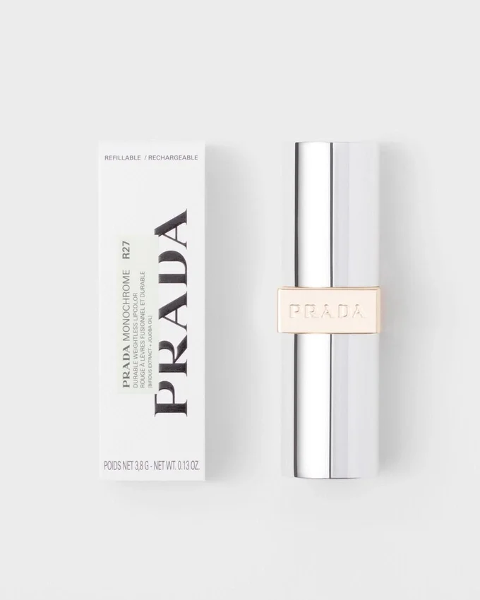 Prada Monochrome Hyper Matte Lipstick – R27 – Rubino Prada Monochrome Hyper Matte Lipstick – R27 – Rubino