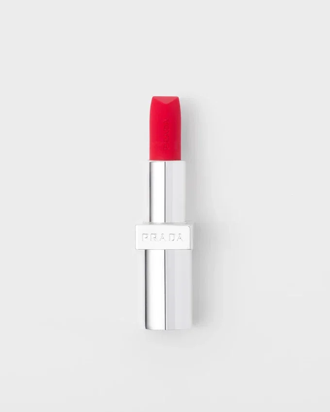 Prada Monochrome Soft Matte Lipstick – R127 – Carminio Prada Monochrome Soft Matte Lipstick – R127 – Carminio