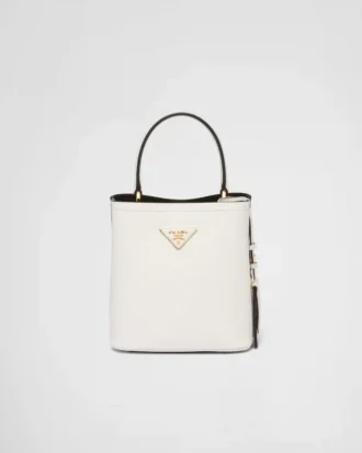 Prada Panier liten väska i Saffiano-läder
