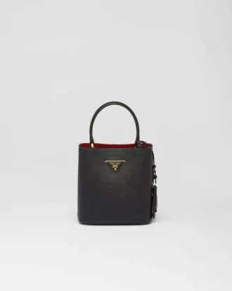 Prada Panier liten väska i Saffiano-läder