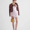 Prada Panier Mini-väska i korg och läder