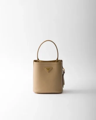 Prada Panier Mini-väska i Saffiano-läder