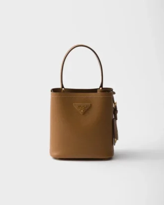 Prada Panier Mini-väska i Saffiano-läder
