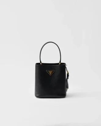 Prada Panier Mini-väska i Saffiano-läder