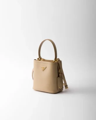 Prada Panier Mini-väska i Saffiano-läder