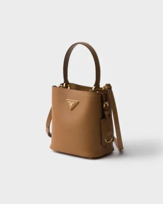 Prada Panier Mini-väska i Saffiano-läder