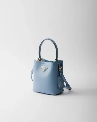 Prada Panier Mini-väska i Saffiano-läder