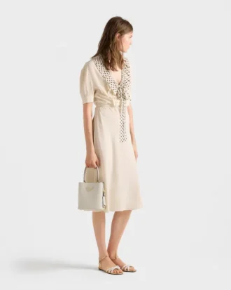 Prada Panier Mini-väska i Saffiano-läder
