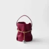 Prada Petit Sac Noir Mini Nappa Leather Bucket Bag Prada Petit Sac Noir Mini Nappa Leather Bucket Bag