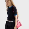 Prada Pyramid Saffiano Leather Mini Bag