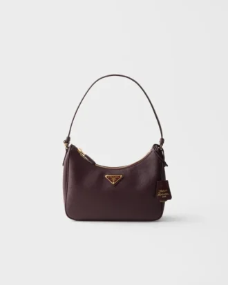 Prada Re-Edition 2005 miniväska i Saffiano-läder