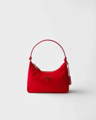 Prada Re-Edition 2005 Re-Nylon och Saffiano miniväska