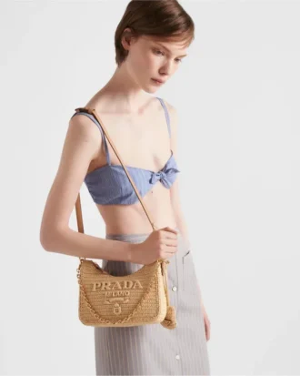 Prada Re-Edition Mini Crochet-väska