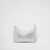 Prada Re-Edition Mini Satin Bag med kristaller Prada Re-Edition Mini Satin Bag med kristaller
