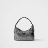 Prada Re-Edition Mini Satin Bag med kristaller Prada Re-Edition Mini Satin Bag med kristaller