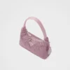 Prada Re-Edition Mini Satin Bag med kristaller Prada Re-Edition Mini Satin Bag med kristaller