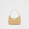 Prada Re-Edition Mini Satin Bag med kristaller Prada Re-Edition Mini Satin Bag med kristaller