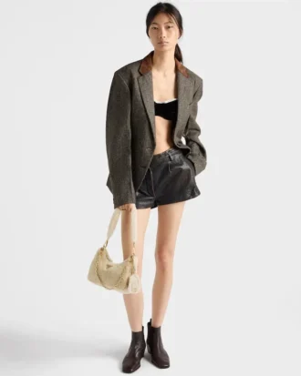 Prada Re-Edition Mini Shearling-väska Prada Re-Edition Mini Shearling-väska