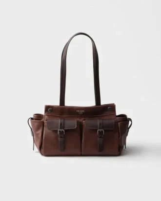 Prada Route Medium läderväska